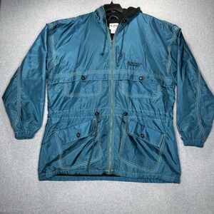 VTG The Game Jacksonville Jaguars Jacket Size XL Nylon Fleece Lined 90s Y2K